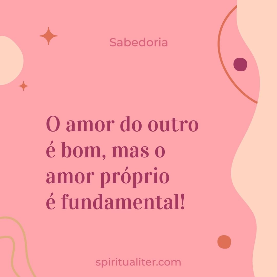 O amor próprio é fundamental