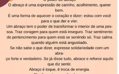 O Poder do Abraço